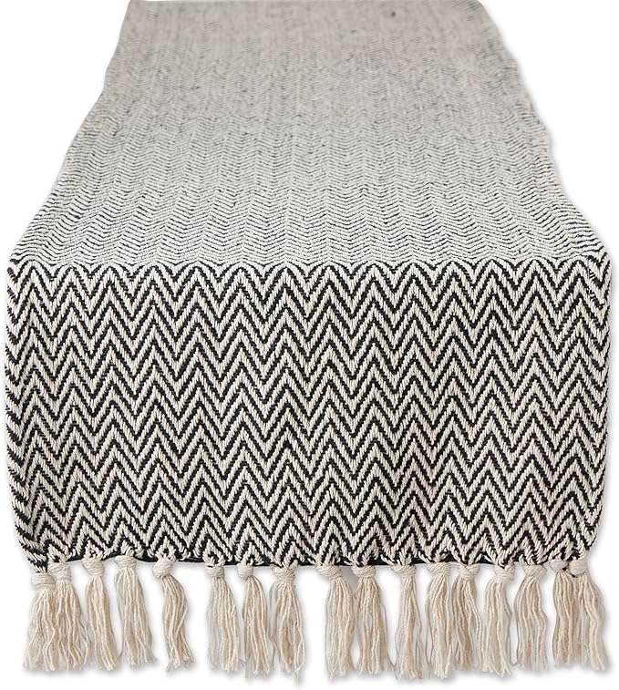 DII Woven Basic Tabletop Collection, Chevron Table Runner by DII