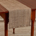 Park Designs Tweed Table Runner 13" x 36", Espresso | Hand-Loomed Yarn | Basket by ParkDesigns
