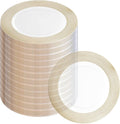 PARTY BARGAINS 13-Inch Charger Plates - 96 Pack, Clear Gold Rope Textured Rim, Heavy-Duty Disposable Chargers for Elegant Dining - Ideal for Weddings and Formal Events