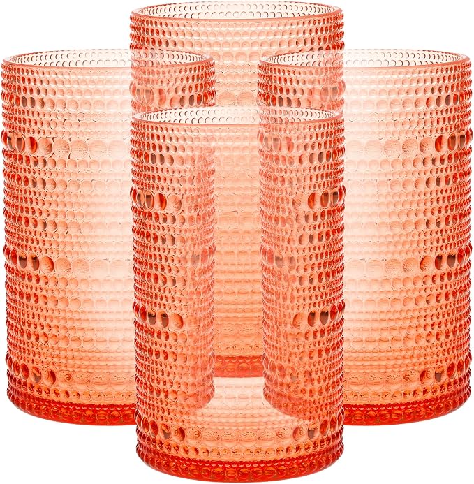 Fortessa Orbetto Outdoor Iced Beverage Cocktail Glass 4 Pack, 13 ounce by Unknown