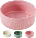 Ceramic Dog Bowls, 6.5inch Dog Food Bowls Water Bowl Dishes by Seyatoo
