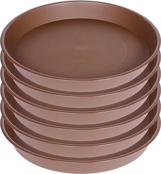6 Pack of 10 inch Plant Saucer, Heavy Duty Plastic Plant Saucer 10 inch Round - Image 8