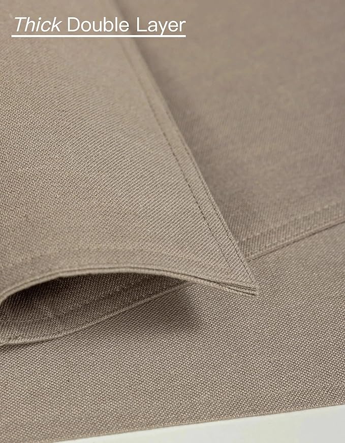 Rectangle Cloth Table Placemats Set of 12 Water Repellent Non Slip Heat Resistant Washable Linen Dining Place Mats Farmhouse Modern Table Decor 12x18 Inch