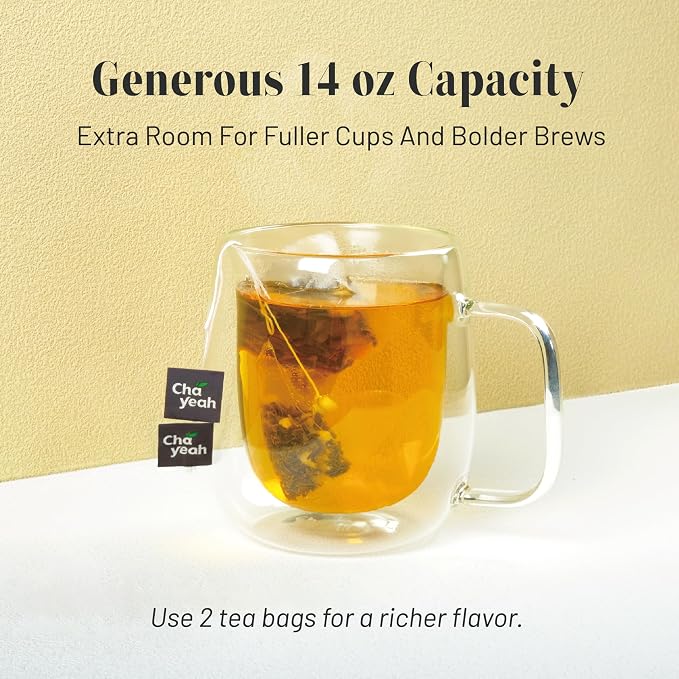 Double Wall Glasses, 14 OZ Insulated Mugs - Image 4
