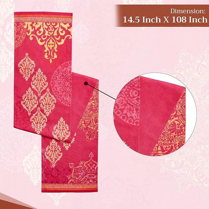 Maison d' Hermine Table Runner 100% Cotton 14.50" x 108" | Table Runners 108 - Image 4