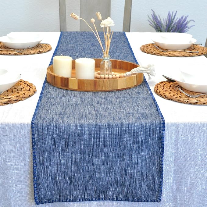 Coffee Table Runner Modern Kitchen Cotton Table Cloth Strip - Image 8