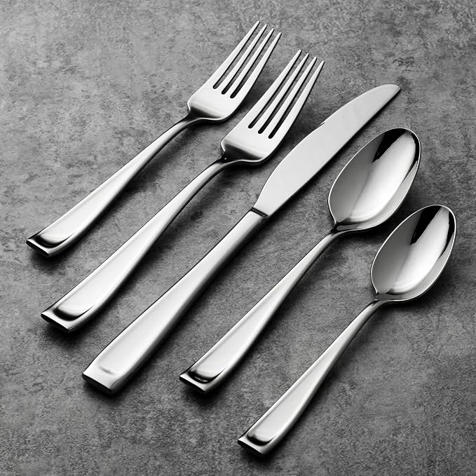 Oneida Moda Dinner Forks Silverware Set - Image 5