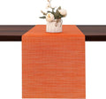 Table Runner 55 Inches Long, Vinyl Woven Heatproof Table Runners | Washable by Banchif