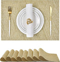 Leetaltree Gold Placemats Set of 8 by Leetaltree-ArtatEveryTable