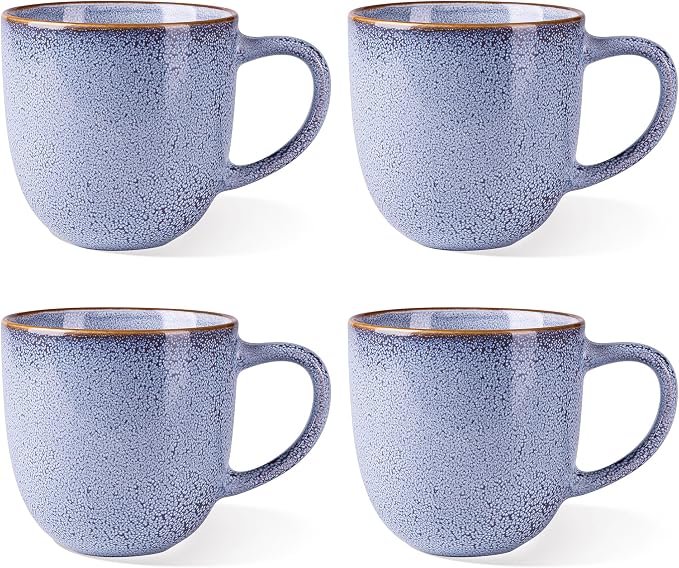 AmorArc 12oz Coffee Mugs, Ceramic Coffee Mugs set of 4 by AmorArc