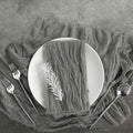 Efavormart 5 Pack 24"x19" Gray Matte Gauze Cheesecloth Napkins, Sleek Cotton by efavormart