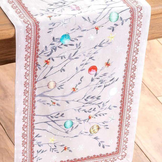 Maison d' Hermine Table Runner 100% Cotton 14.50" x 108" | Table Runners 108 - Image 9