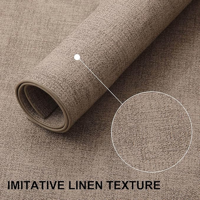 homing Faux Leather Heat Resistant Placemats 4 Packs, Waterproof Wipeable Dining PU Place Mats for Indoor & Outdoor, Easy to Clean, Camel