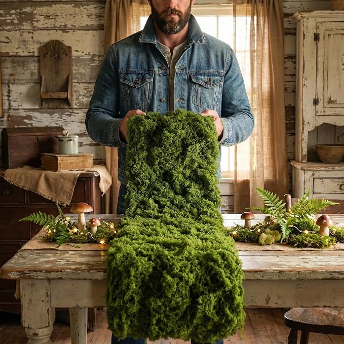 Fake Moss Mat Artificial Moss Roll - Image 2