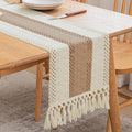 Cotton Farmhouse Table Runner by SIELUNO