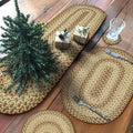 Homespice Cookie Doughg Jute Braided Rope Coasters 4", Warm Lodge and Cabin Decor, Set of 6, Multicolor - Durable, Absorbs Moisture, Easy to Clean and Protects Furniture