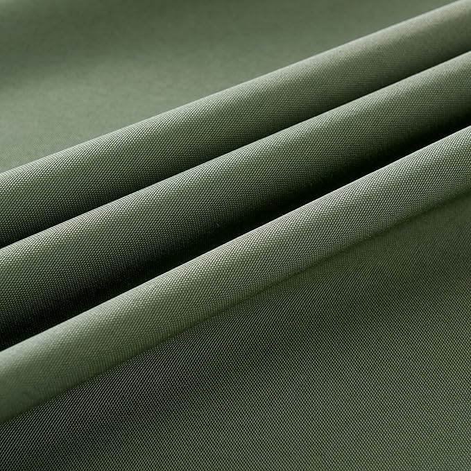 2-Pack 60x60 inch Sage Green Table Cloths, Solid Stain and Wrinkle Resistant Tablecloth, Premium Plain Weave Polyester Fabric Rectangle Table Linen Covers for Hotel, Banquet
