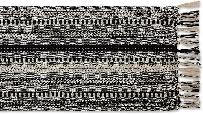 DII Farmhouse Braided Stripe Table Runner Collection - Image 2