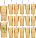 16 Set 20oz Vintage Plastic Tumbler by Unknown