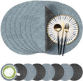 Fyvva Placemats Set of 8, Stain & Scratch Resistant, by Fyvva