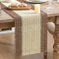 Artoid Mode Coffee Farmhouse Rustic Paper Braided Table Runner, Seasonal by ArtoidMode