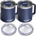2 Pack 12oz Insulated Coffee Mug by avodvo