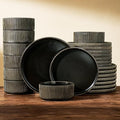 Stoneware Dinnerware Sets, Reactive Glaze Dishes Set by FamiwarePremium