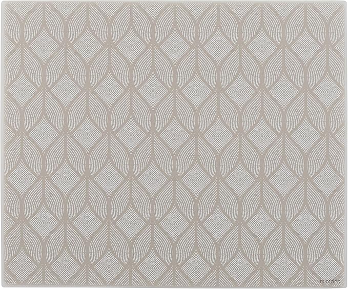 Mintrico placemat for Dining Table Set of 2 Silicone Heat Resistant Non Slip (2, Leaf) …