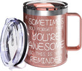 Inspirational Coffee Mug for Women, 12oz Insulated Stainless Steel Mug by avodvo