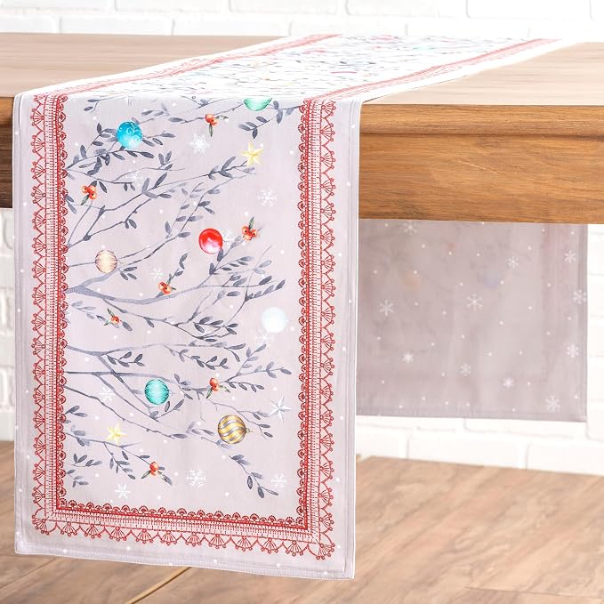 Maison d' Hermine Table Runner 100% Cotton 14.50" x 108" | Table Runners 108 - Image 8