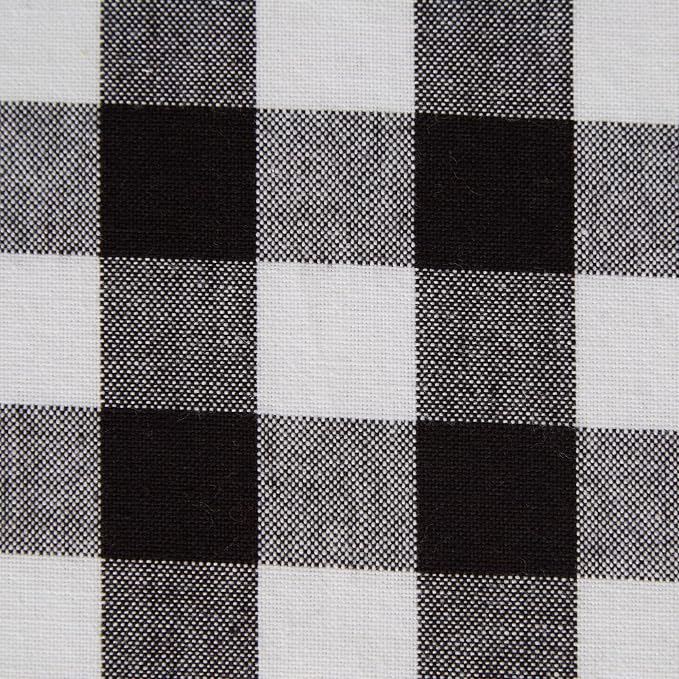 DII Checkered Tabletop Collection 100% Cotton, Machine Washable, Tablecloth - Image 3