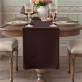 Brown Table Runner, Waterproof Washable Runners 72 Inches Long | Reusable 12x72 by KAIPHO