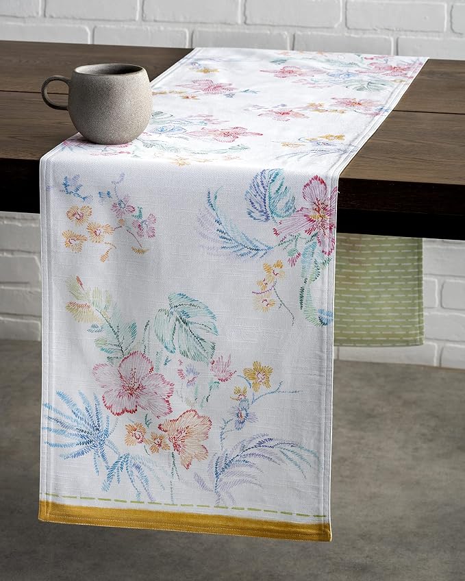 Maison d' Hermine Table Runner 100% Cotton 14.50" x 108" | Table Runners 108 - Image 8