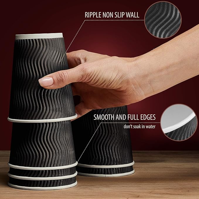 Primens Insulated Disposable Coffee Cups - Image 5