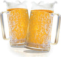 Granatan Frozen Beer Mugs, 16oz Double Wall Gel Freezer Cups by Granatan