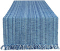 DII Variegated Tabletop Collection, Table Runner, Nautical Blue by DII