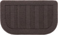 BEQHAUSE 30x18 Inch Kitchen Rug Mat Durable Kitchen Rugs Non-Slip Washable Absorbent Kitchen Mats for Floor Dirt-Resistant Semicircular Kitchen Mat (Brown)
