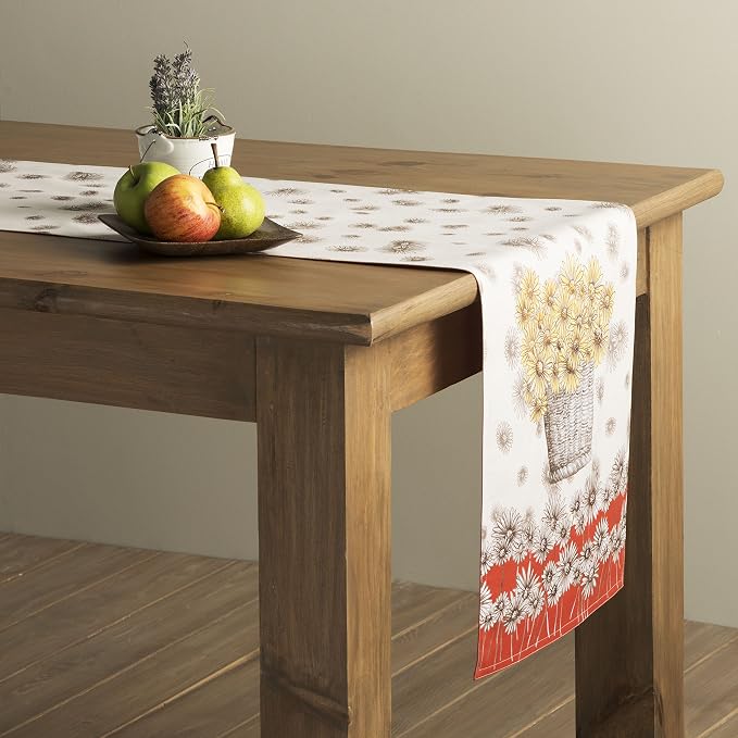 Maison d' Hermine Table Runner 100% Cotton 14.50" x 48" | Table Runners 48 - Image 6