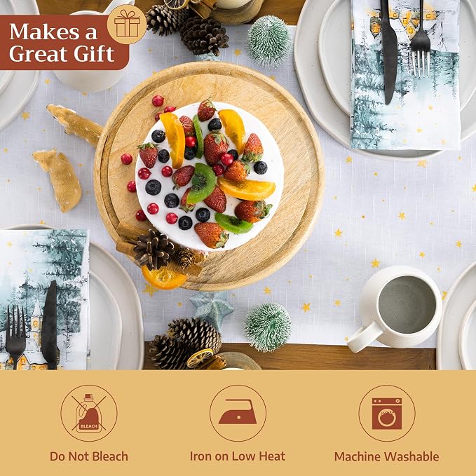 Maison d' Hermine Table Runner 100% Cotton 14.50" x 108" | Table Runners 108 - Image 5