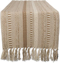 DII Farmhouse Braided Stripe Table Runner Collection by DII