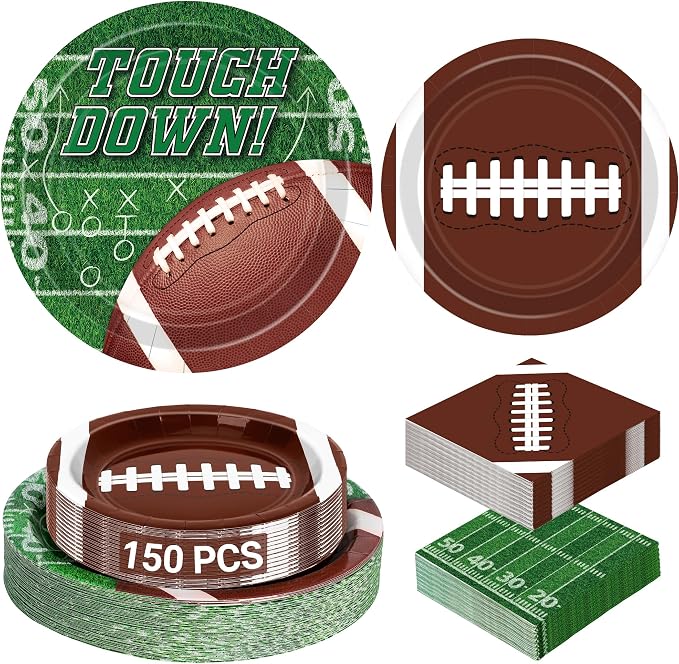 Football Party Supplies Set by QZYL