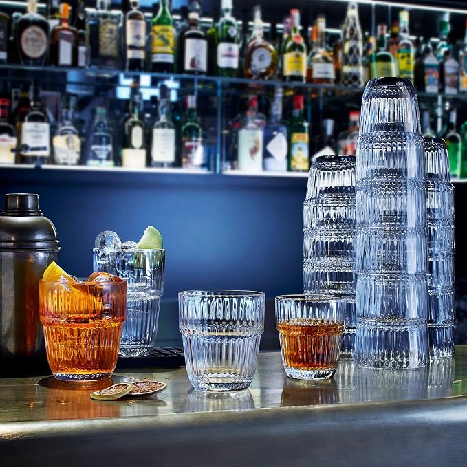 Bormioli Rocco Barshine 13.35 oz. Double Old Fashioned DOF Stackable Tempered - Image 11