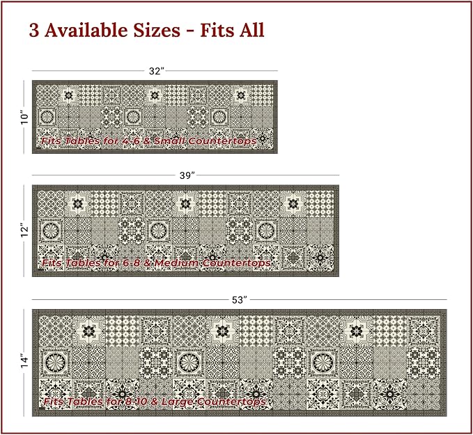 Heat Resistant Table Runner, 53 x 14 Inch - Image 4