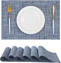 Leetaltree Deep Navy Woven Placemats Set of 6 by Leetaltree-ArtatEveryTable