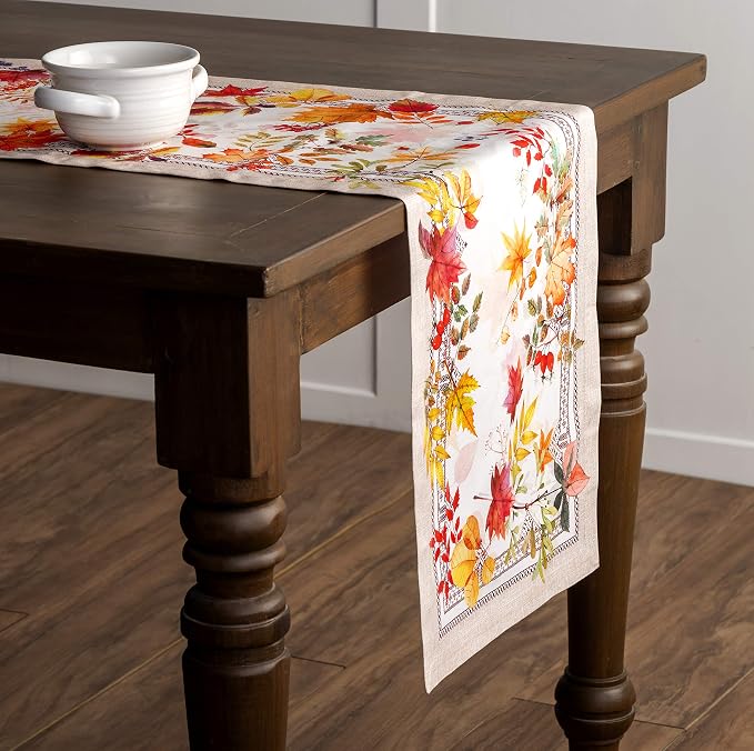 Maison d' Hermine Table Runner 100% Cotton 14.50" x 60" | Table Runners 60 - Image 6
