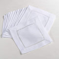 SARO LIFESTYLE Hemstitched Border Cocktail Napkin by SaroLifestyle