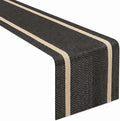 FAVE Woven Vinyl Table Runner 72x12 Inches Heat Resistant Table Runner | by FAVE