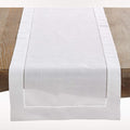 SARO LIFESTYLE Hemstitched Border Table Runner by SaroLifestyle