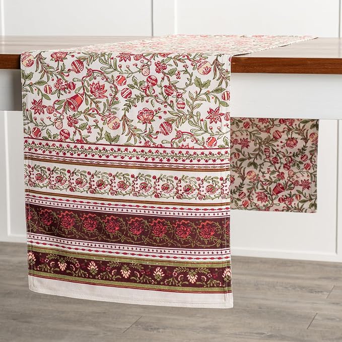 Maison d' Hermine Table Runner 100% Cotton 14.50" x 108" | Table Runners 108 - Image 8