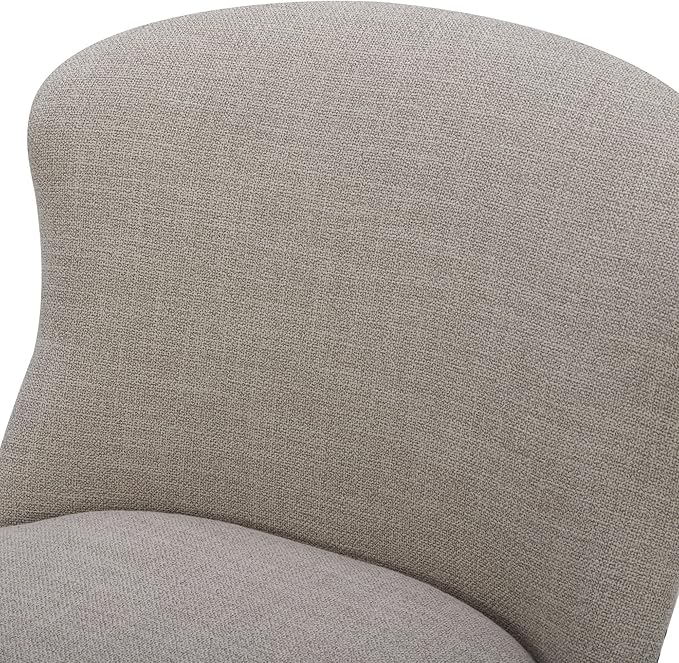 CHITA Counter Height Swivel Barstools, FSC Certified Upholstered Performance Fabric Bar Stools Set of 2, 26" Seat Height, Tan